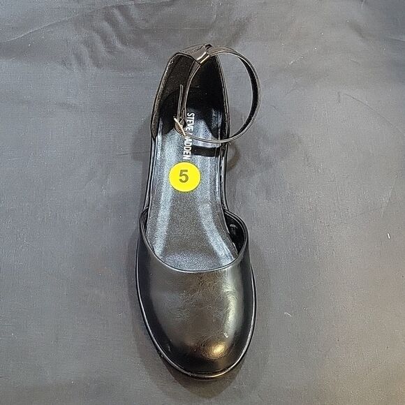 BRAND NEW STEVE MADDEN JKLAIR D'ORSAY ADJUSTABLE BUCKLE ANKLE STRAP FLAT SHOE - Picture 15 of 16